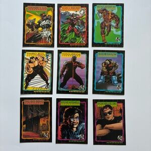 VTG 1993 SkyBox Milestone Comics Trading‎ Cards Lot of 9 DC Universe